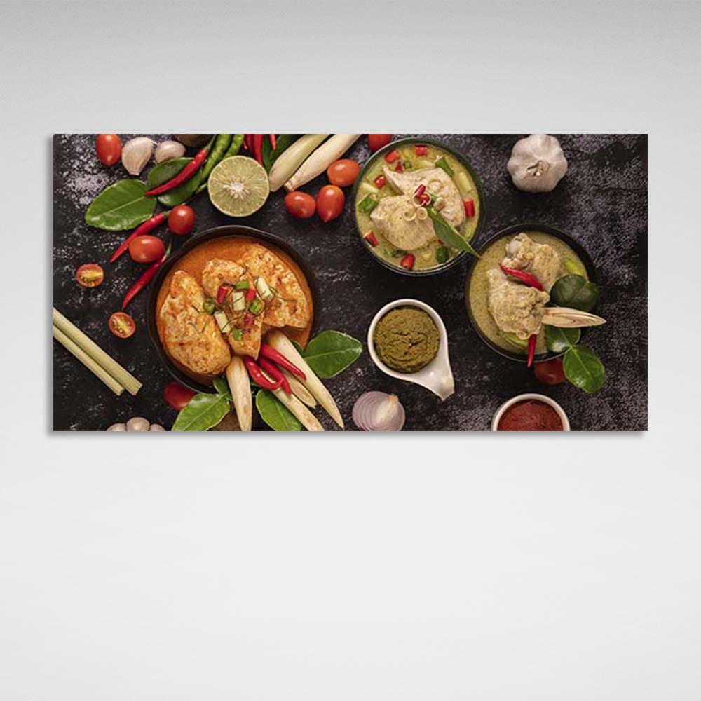 Canvas Wall Art Print For Kitchen Asian cuisine