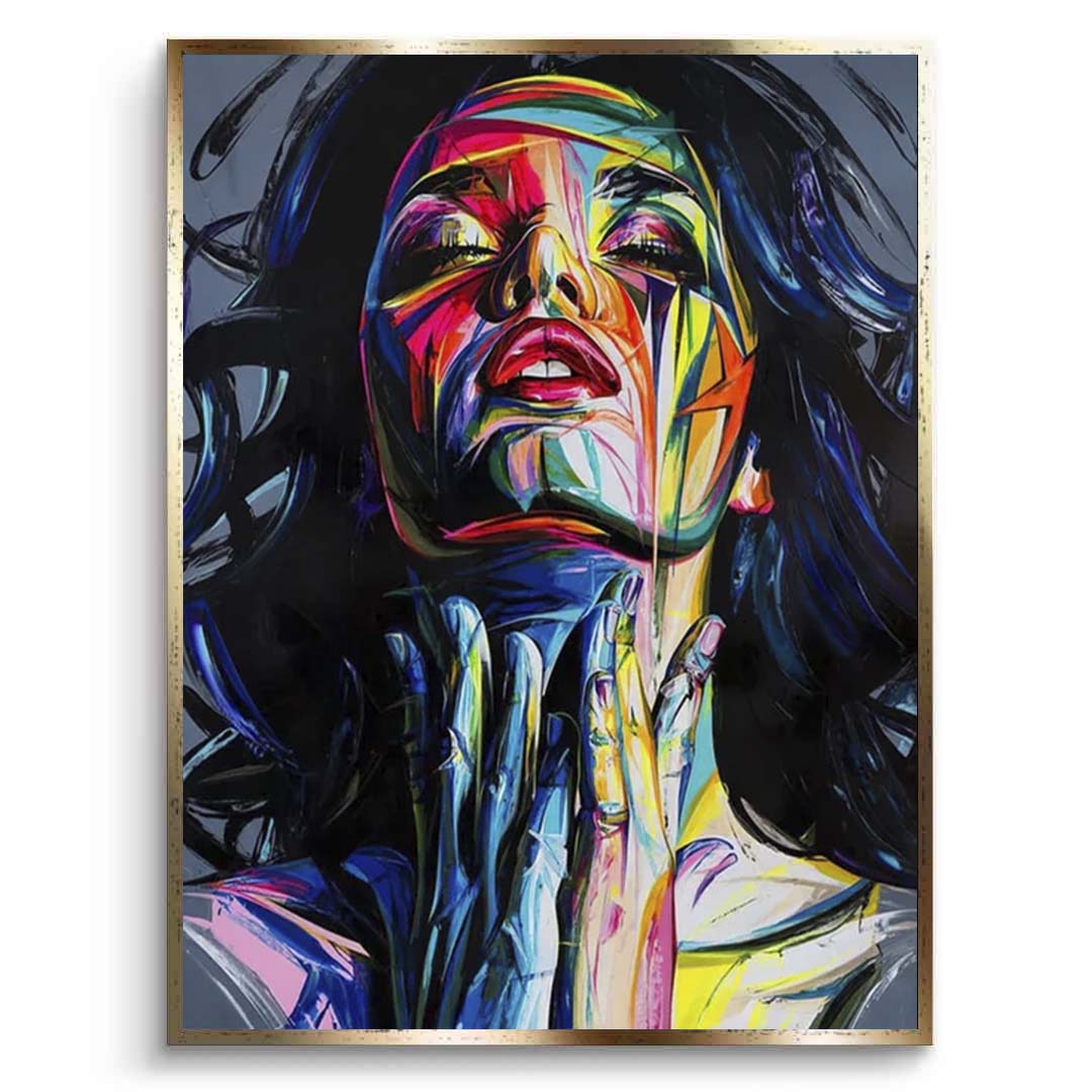 For home Passionate girl Canvas Wall Art Print