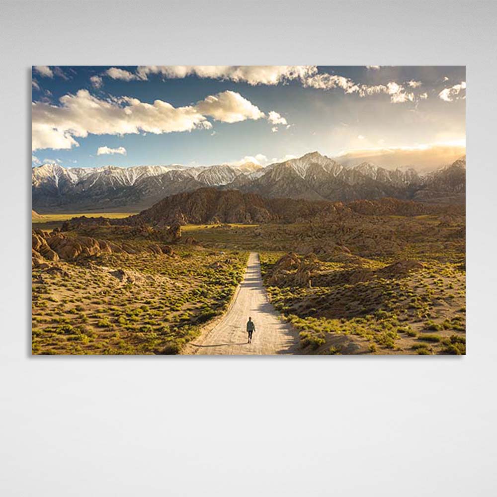 Leinwandbild „Road to the Alabama Hills“