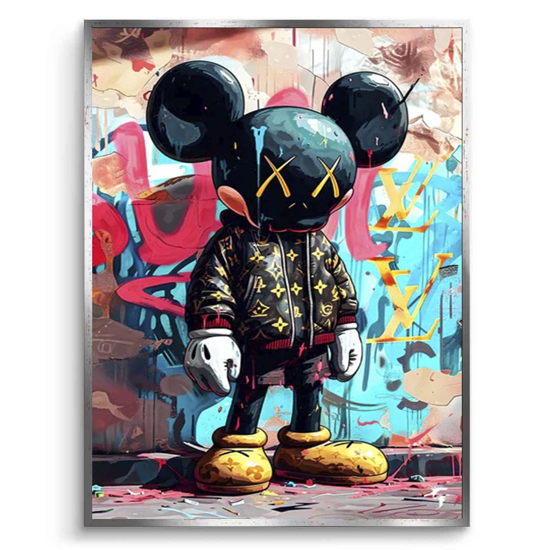 Kaws Urban Chic Canvas Wall Art - Bold Street Style Print for Contemporary Spaces