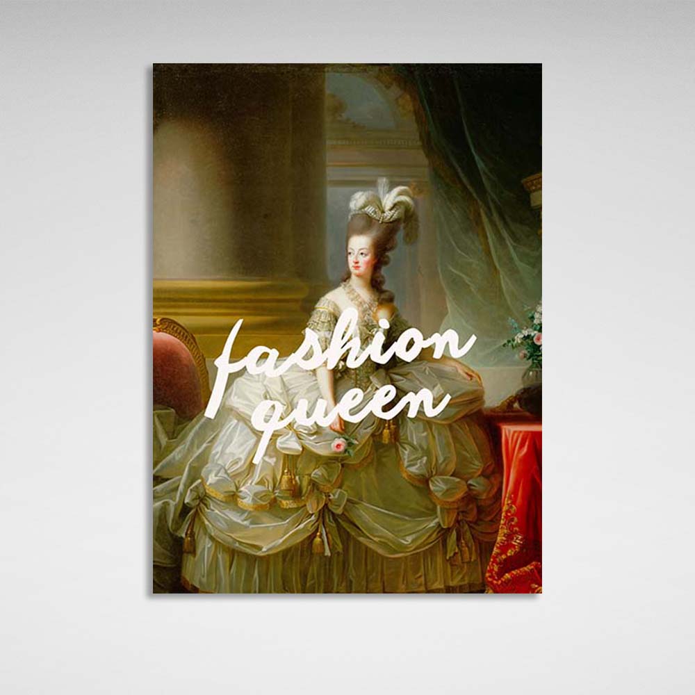 Kunstdruck auf Leinwand, Motiv „Fashion Queen“ (Kopie)