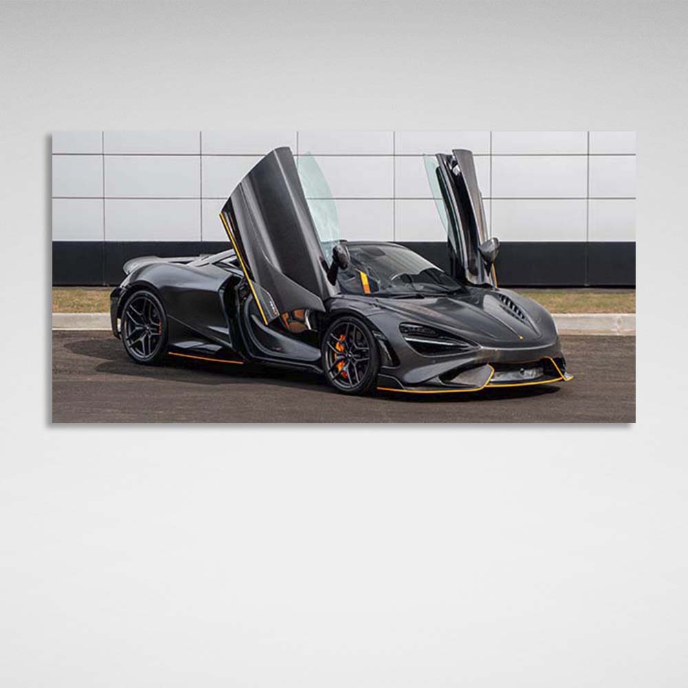 Leinwandbild, Wandbild, Auto, McLaren 765LT Spider Carbon Edition