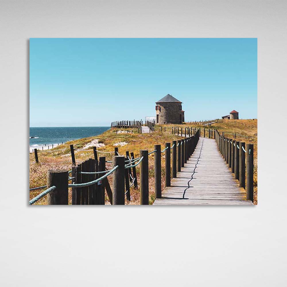 Kunstdruck auf Leinwand, Naturpark an der Nordküste