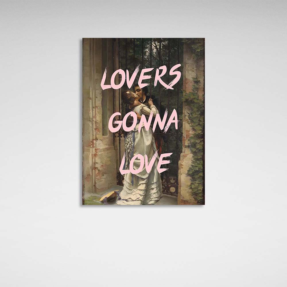 Leinwandbild „Lovers gonna love“