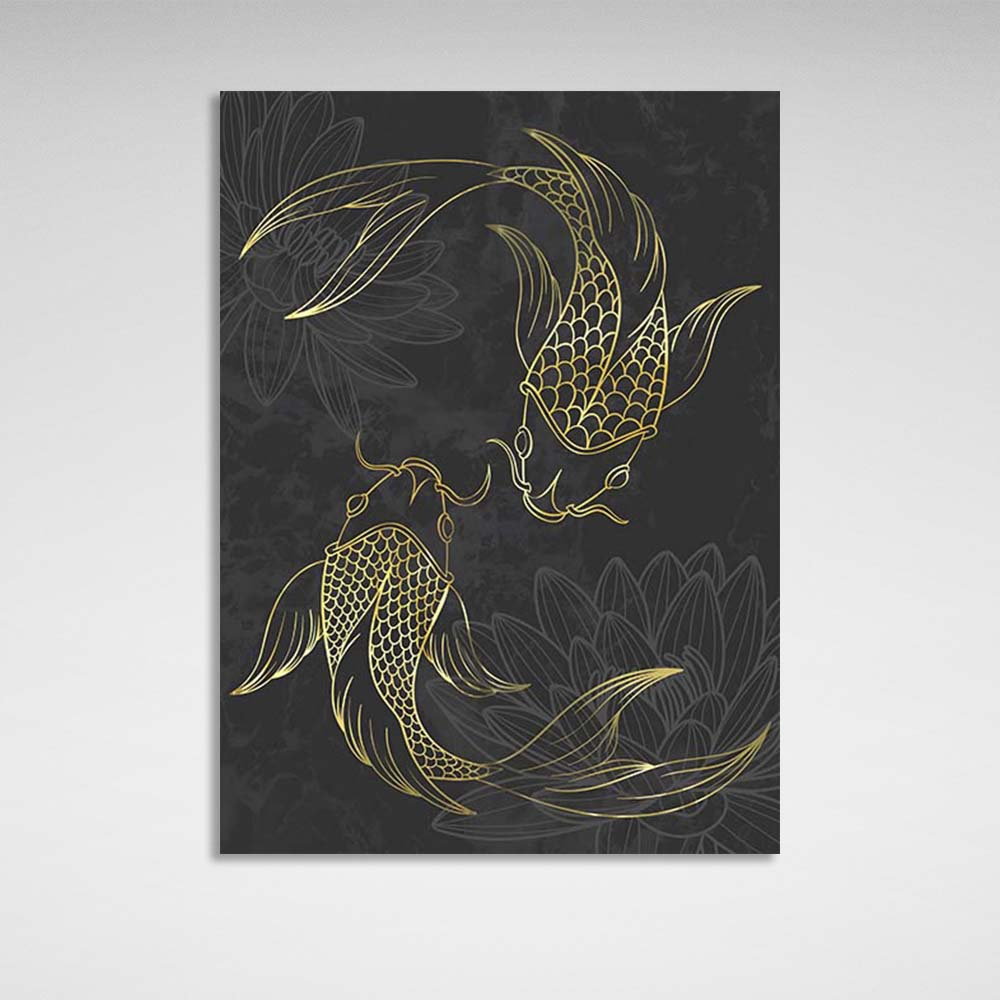 Canvas Wall Art Print Zodiac sign Pisces