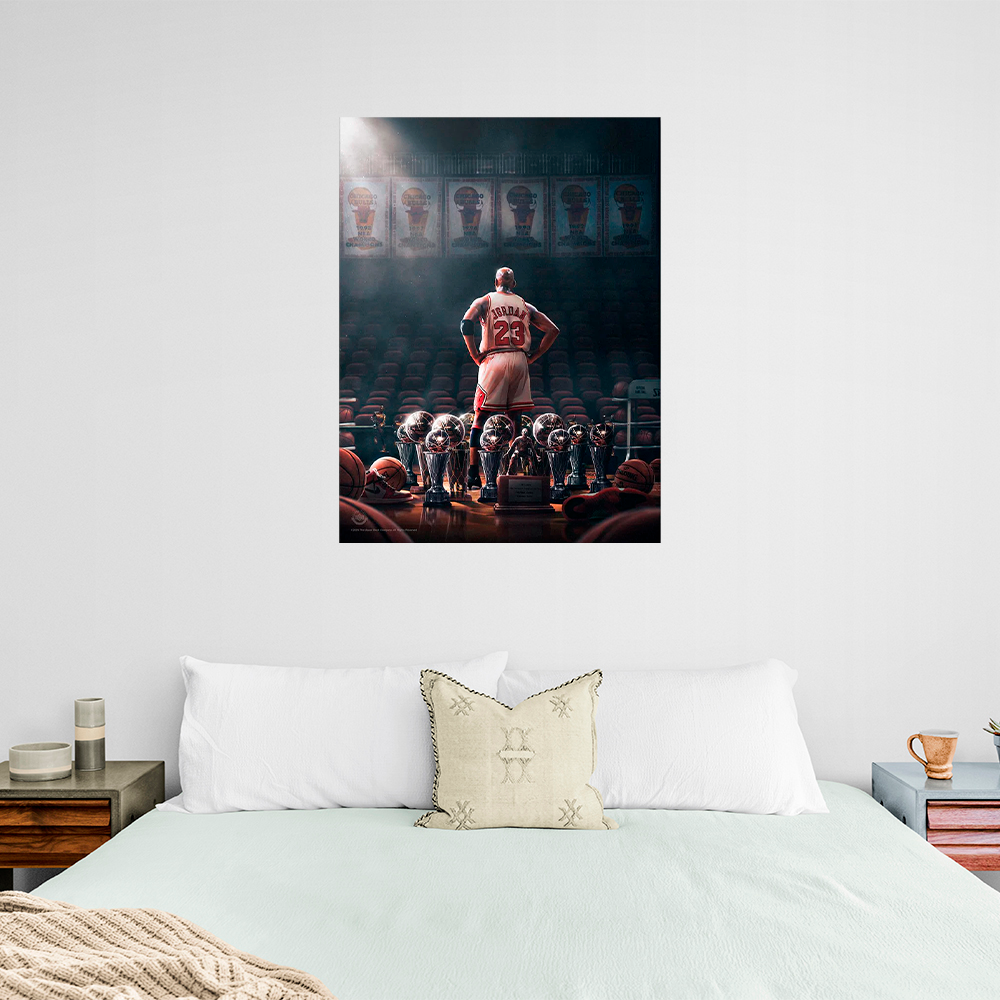 Kunstdruck auf Leinwand, Motiv: Weiße Boxhandschuhe auf weißem Hintergrund