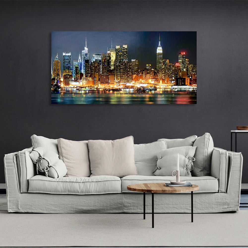 Leinwandbild „Abend in New York“