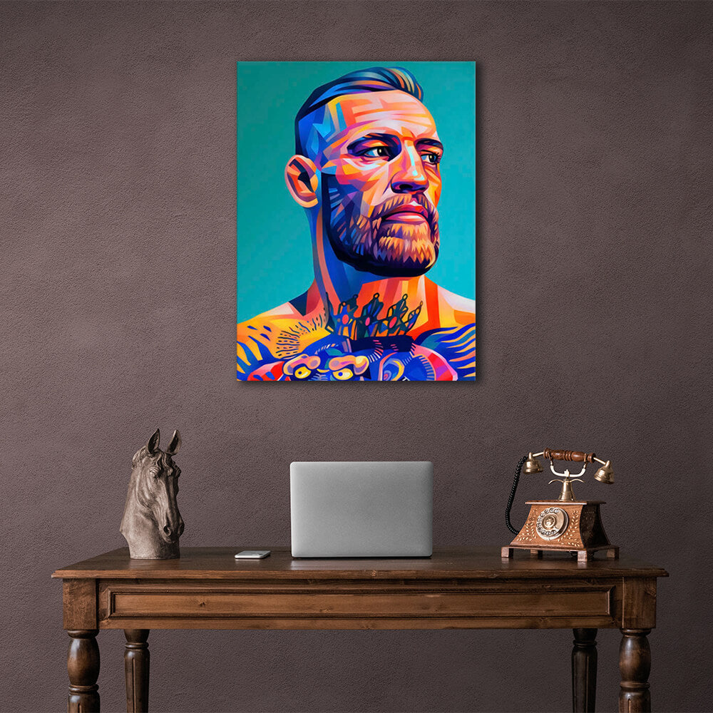 Conor McGregor Popart-Leinwand-Kunstdruck