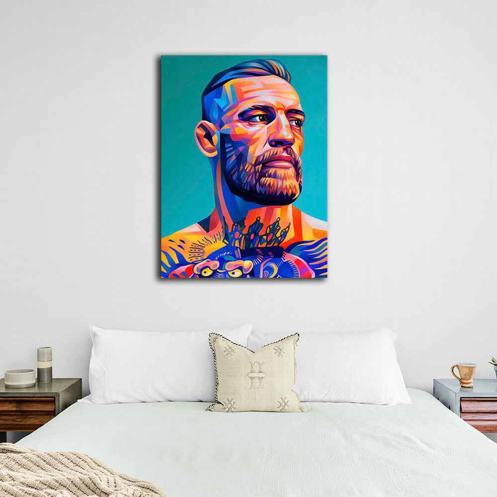 Conor McGregor popart Canvas Wall Art Print