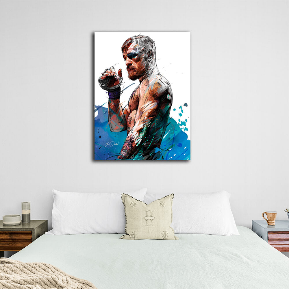 MMA Conor McGregor Canvas Wall Art Print