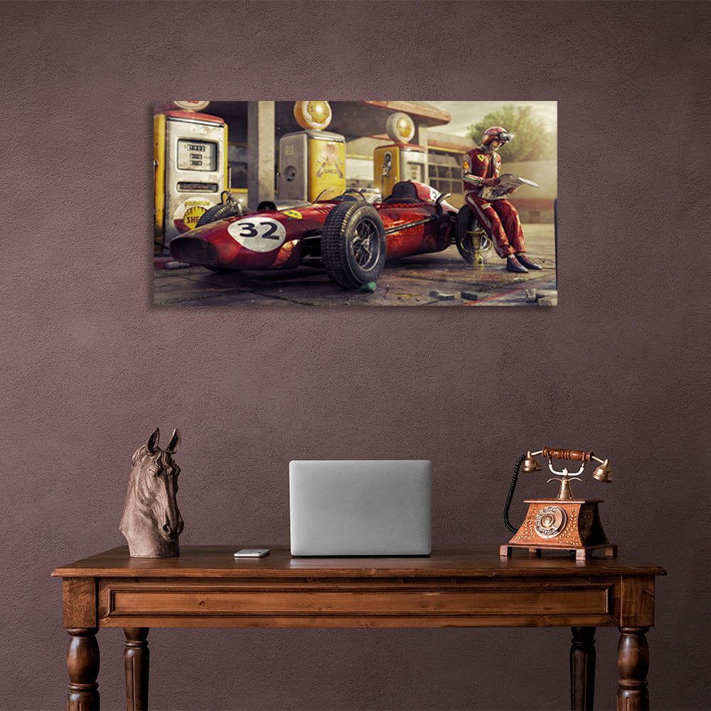 Formula 1 Motodrome Canvas Wall Art Print