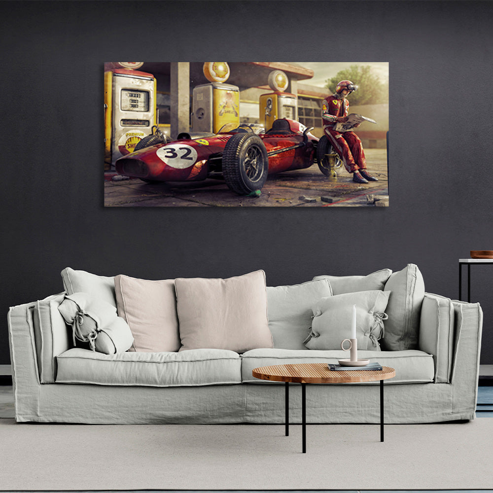 Formula 1 Motodrome Canvas Wall Art Print