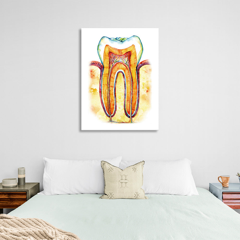 Tooth Canvas Wall Art Print