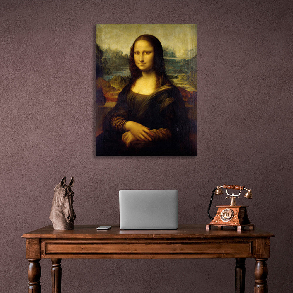 Mona Lisa Leonardo Da Vinci Reproduktion Leinwand Wand Kunstdruck