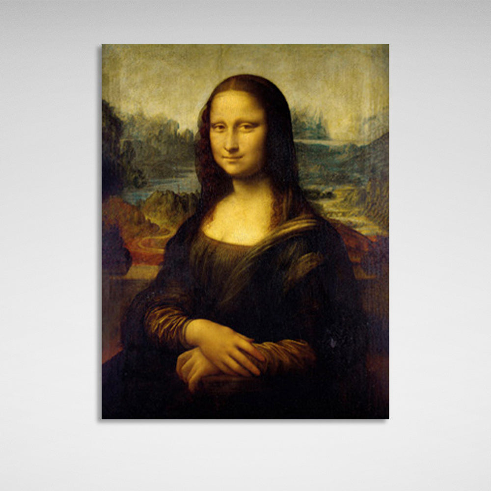 Mona Lisa Leonardo Da Vinci Reproduktion Leinwand Wand Kunstdruck