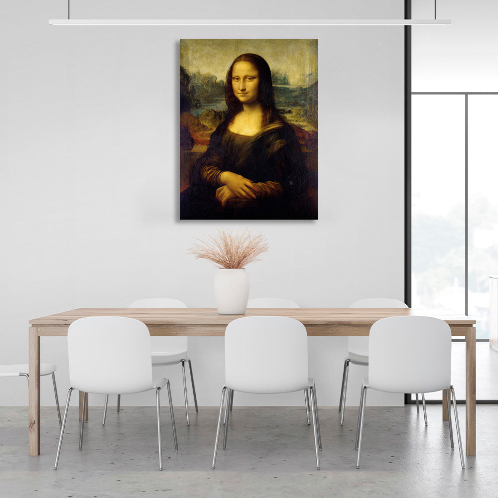 Mona Lisa Leonardo Da Vinci Reproduktion Leinwand Wand Kunstdruck