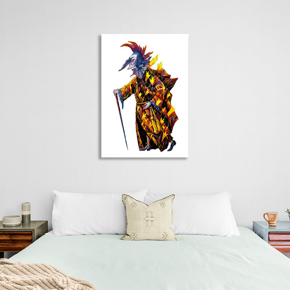 Wandering creature Canvas Wall Art Print