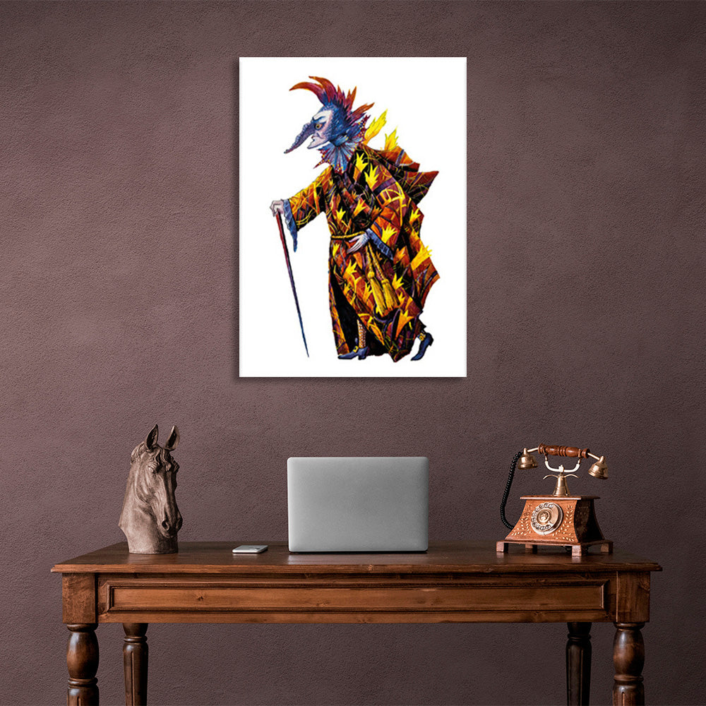 Wandering creature Canvas Wall Art Print