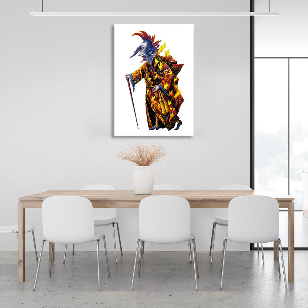 Wandering creature Canvas Wall Art Print