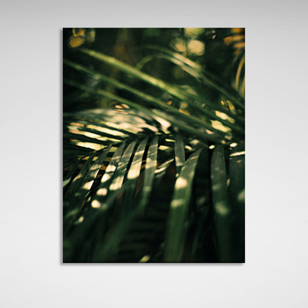 Green vegetation in the vicinity Canvas Wall Art Print