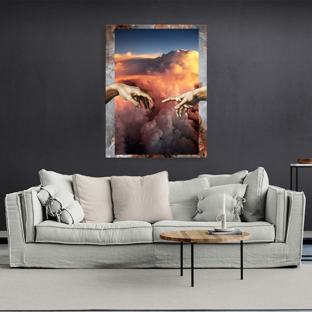 For home Michelangelo Canvas Wall Art Print