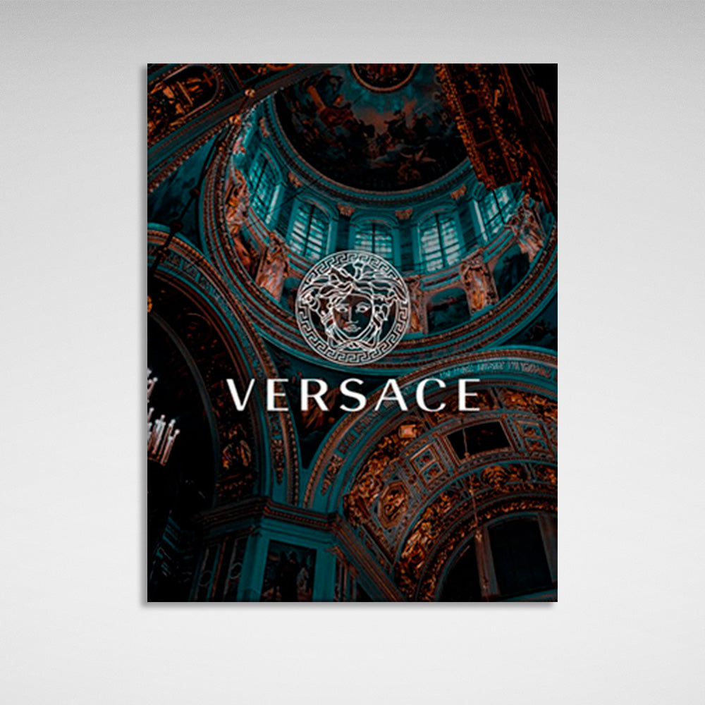 Ein Schrein für VERSACE – Kunstdruck auf Leinwand