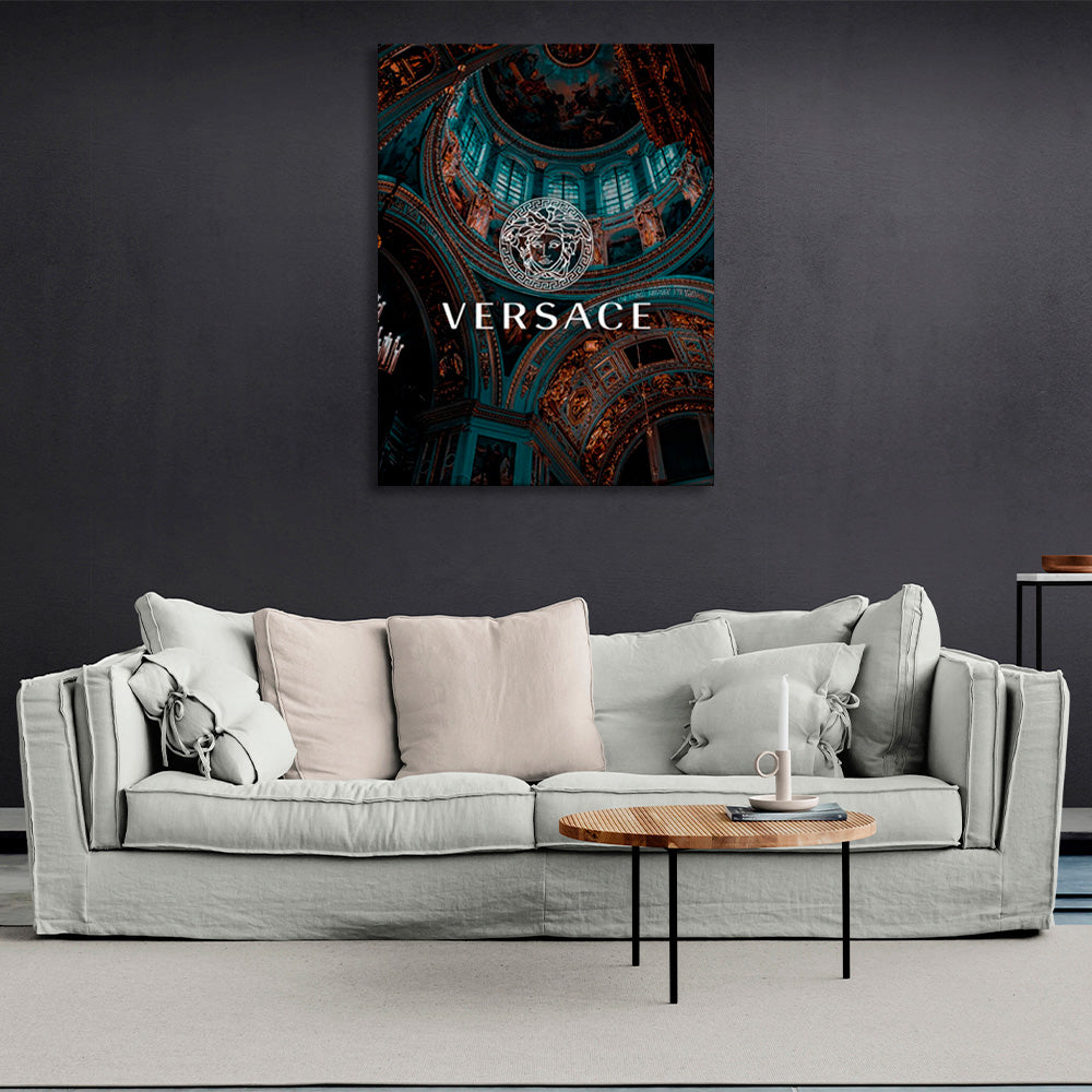 A shrine to VERSACE Canvas Wall Art Print