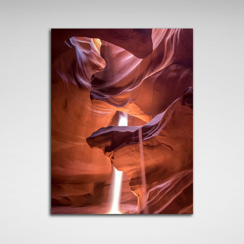 Canyon light Canvas Wall Art Print