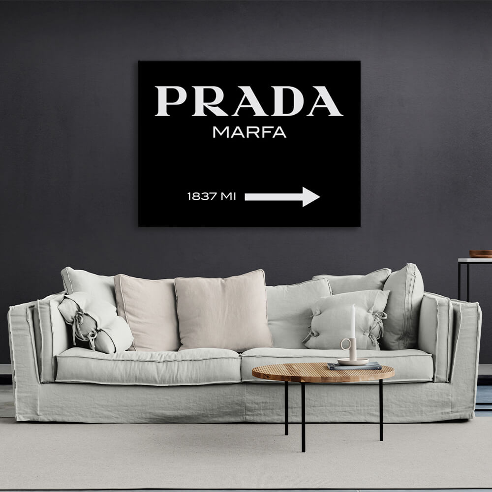 Interior Luxury black Canvas Wall Art Print