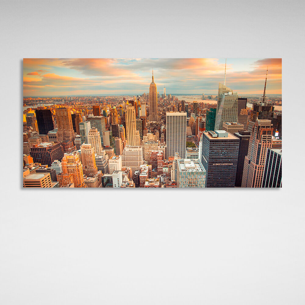 Leinwandbild „Abend in New York“