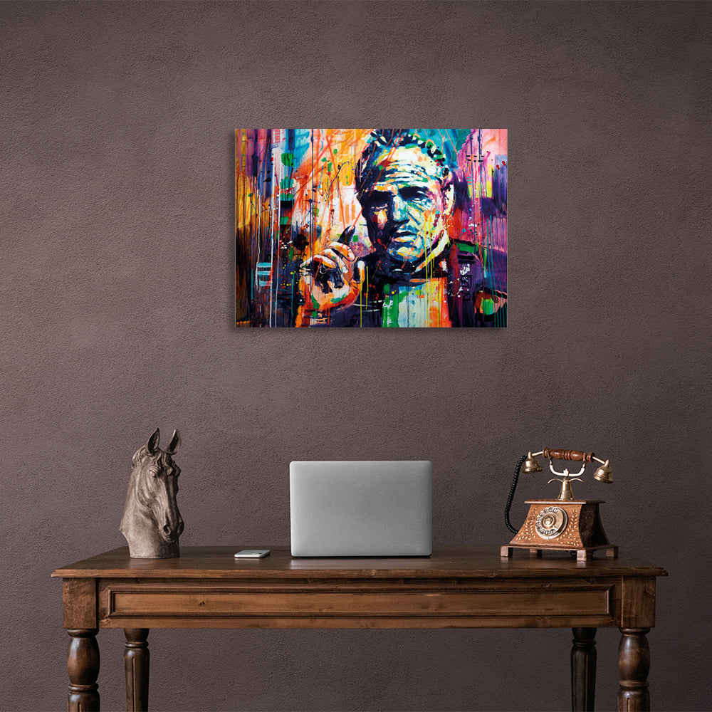 The Godfather of graffiti Canvas Wall Art Print