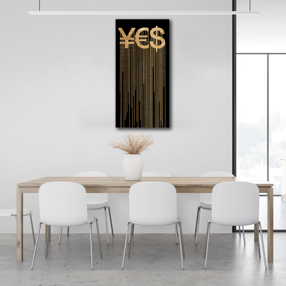 To motivate YES Motivational Canvas Wall Art Print