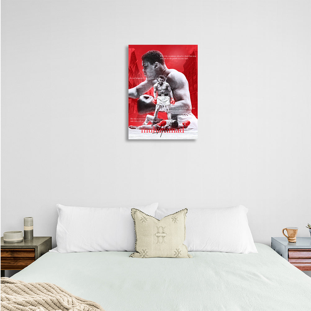 Boxer Muhammad Ali Canvas Wall Art Print