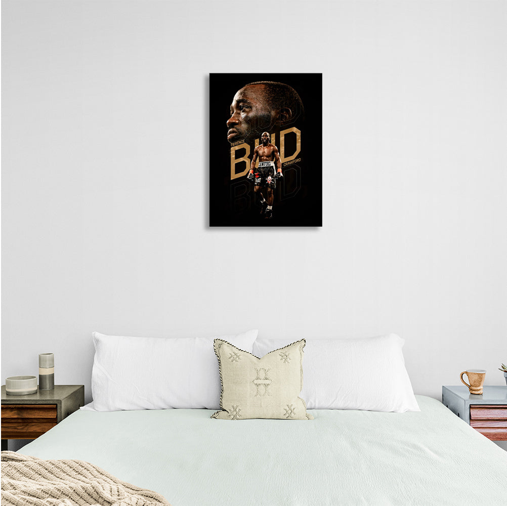 Kunstdruck auf Leinwand, Boxer Terence Crawford