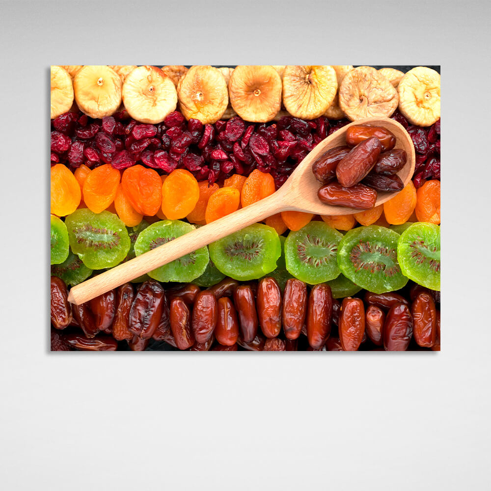 Dried fruits Canvas Wall Art Print For Kitchen