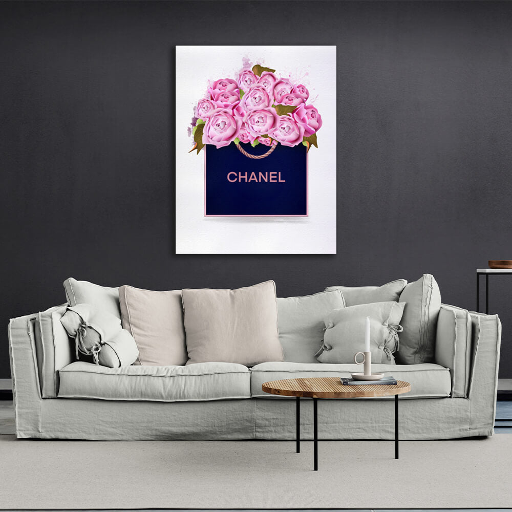 Interior Flower luxury Canvas Wall Art Print