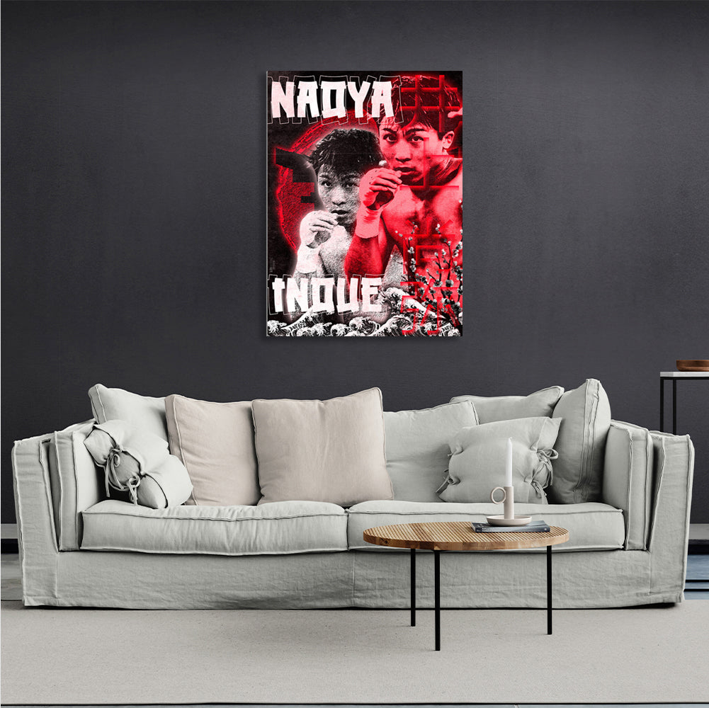 Boxer Naoya Inoue Leinwand-Kunstdruck