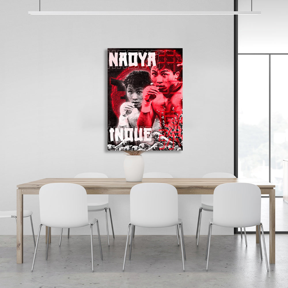 Boxer Naoya Inoue Leinwand-Kunstdruck