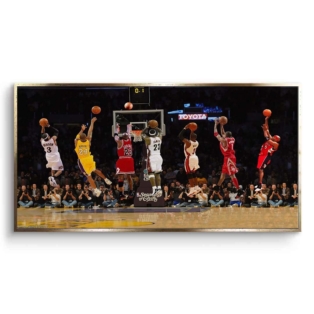 100 $ Pop-Art-Kunstdruck auf Leinwand