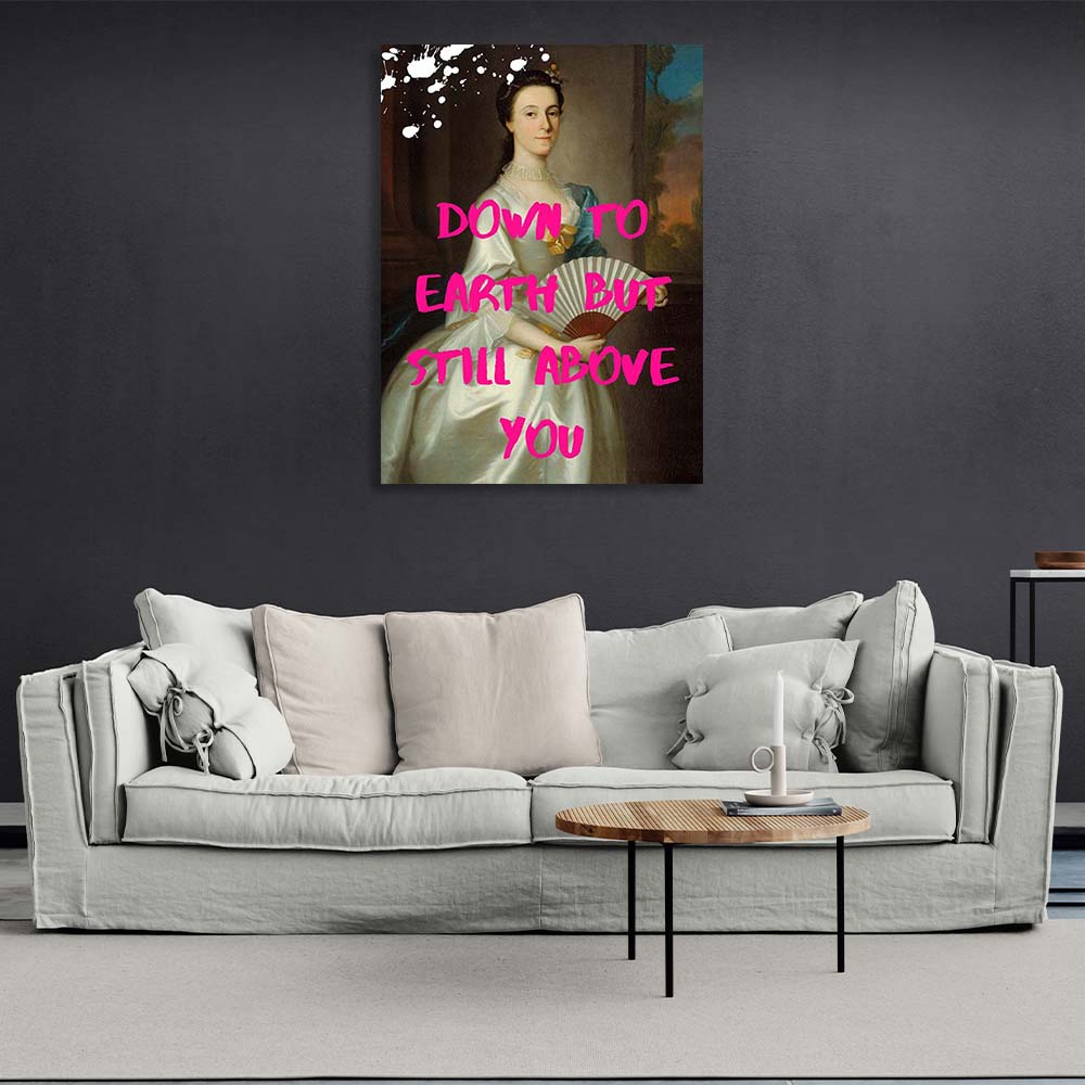 Canvas Wall Art Print Down to earth, but still above you