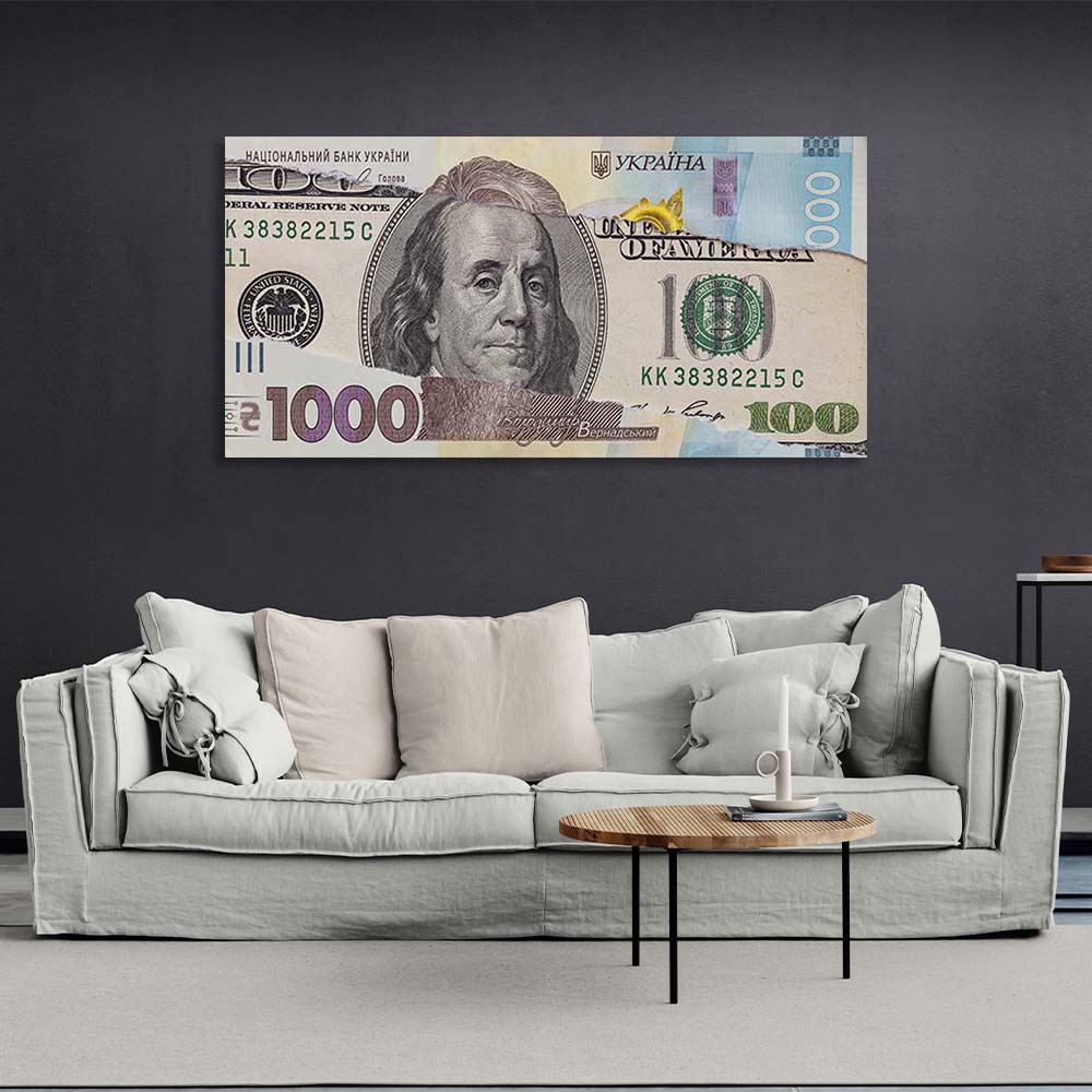 Inspirierender Kunstdruck auf Leinwand für die Wand $100 in ₴1000