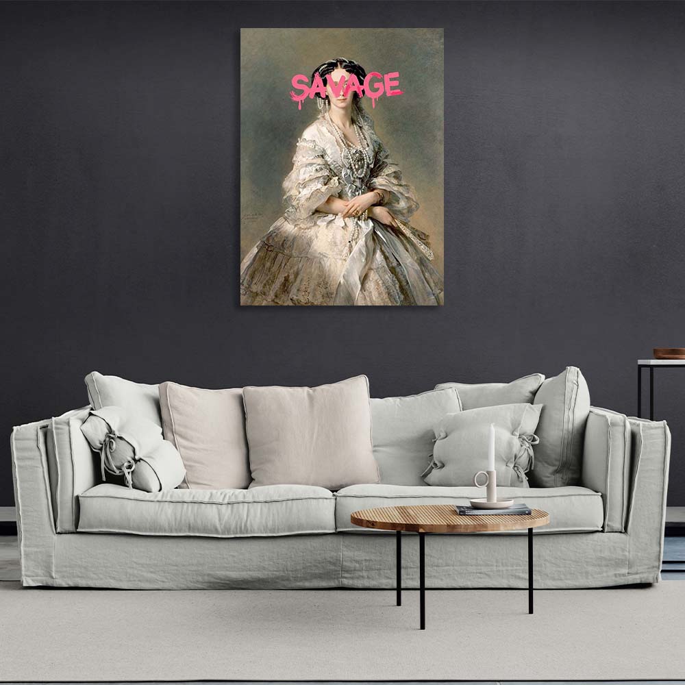 Canvas Wall Art Print Portrait of the Empress. Savage