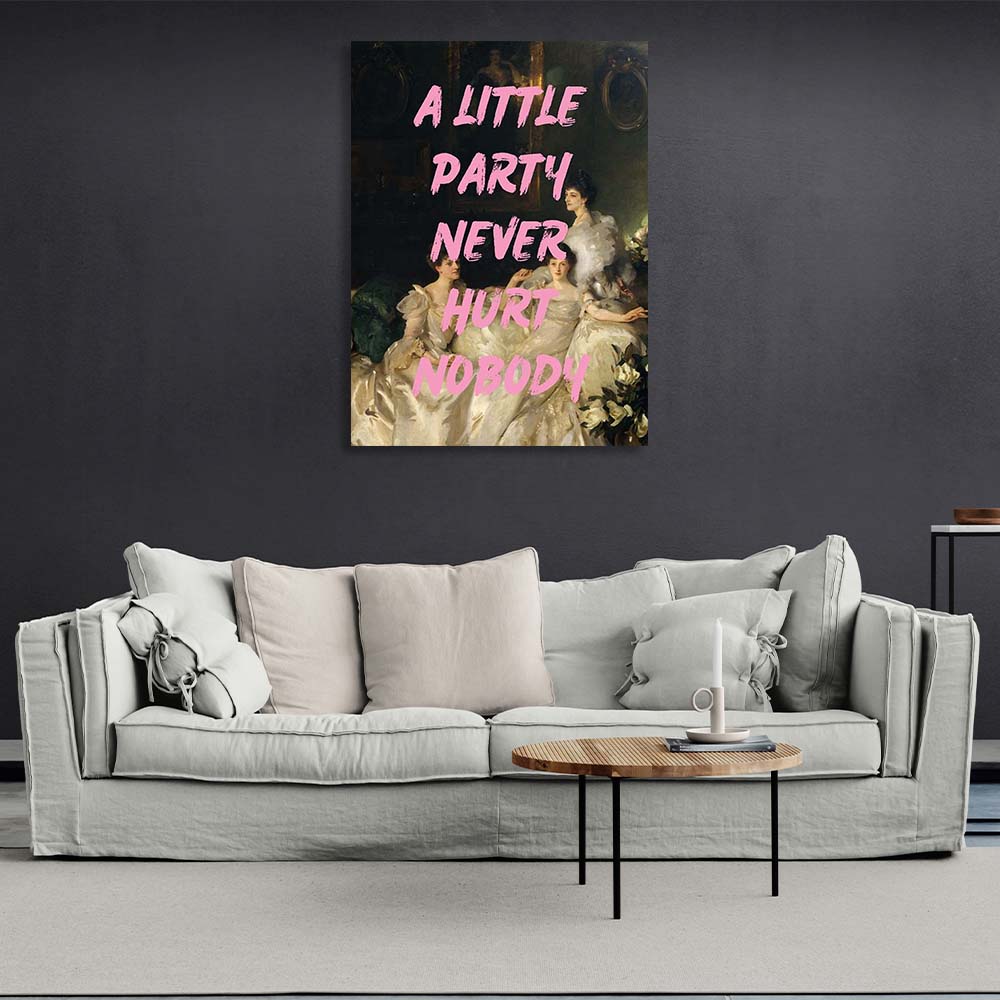 Canvas Wall Art Print The Wyndham Sisters. Little Party Never Hurt Nobody