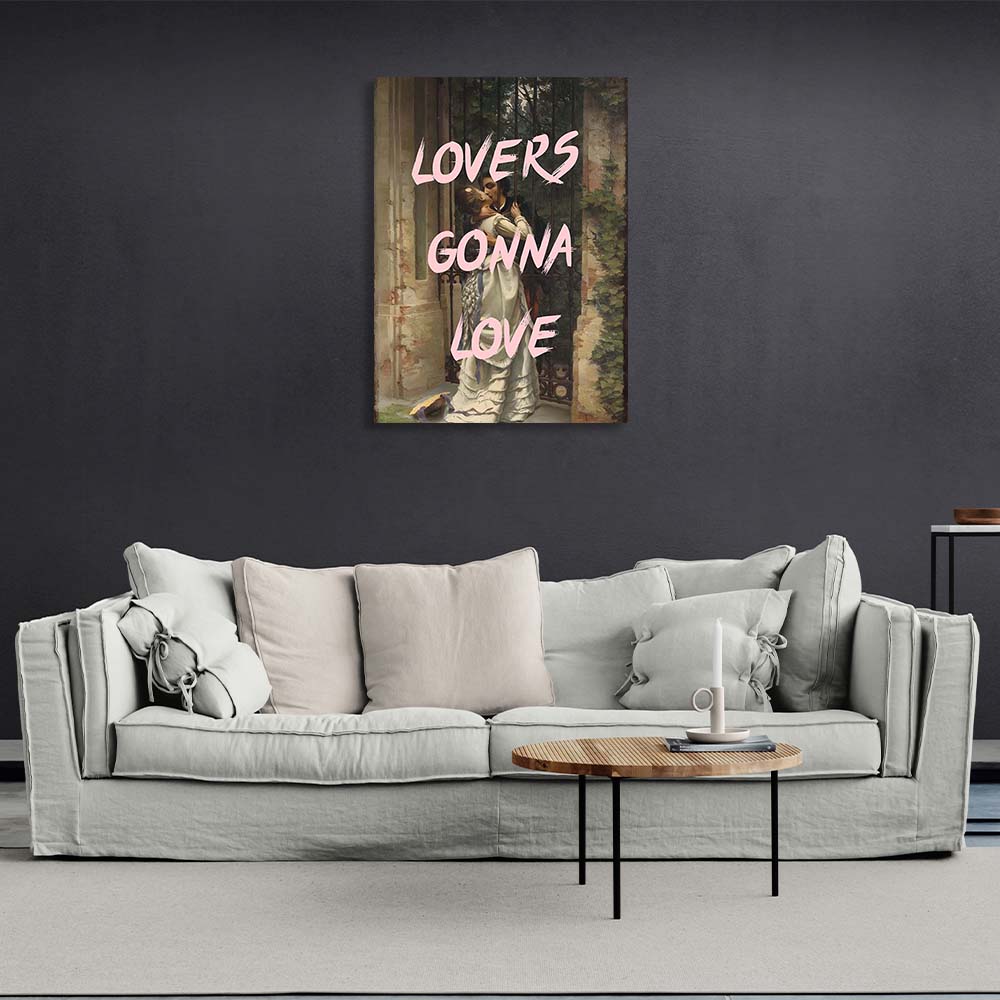 Canvas Wall Art Print  Lovers gonna love