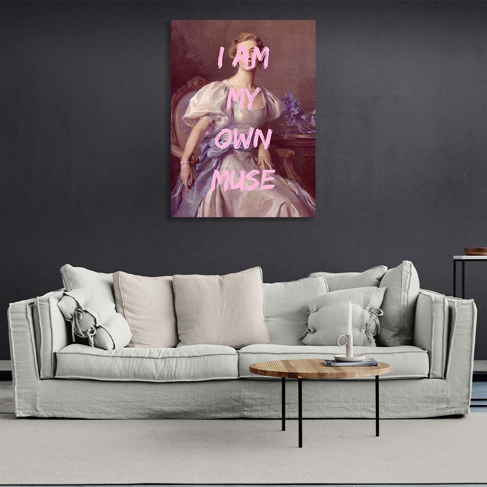 Canvas Wall Art Print Lady Grandi. I am my own muse