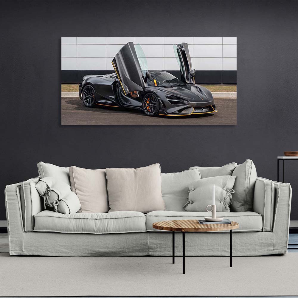 Leinwandbild, Wandbild, Auto, McLaren 765LT Spider Carbon Edition