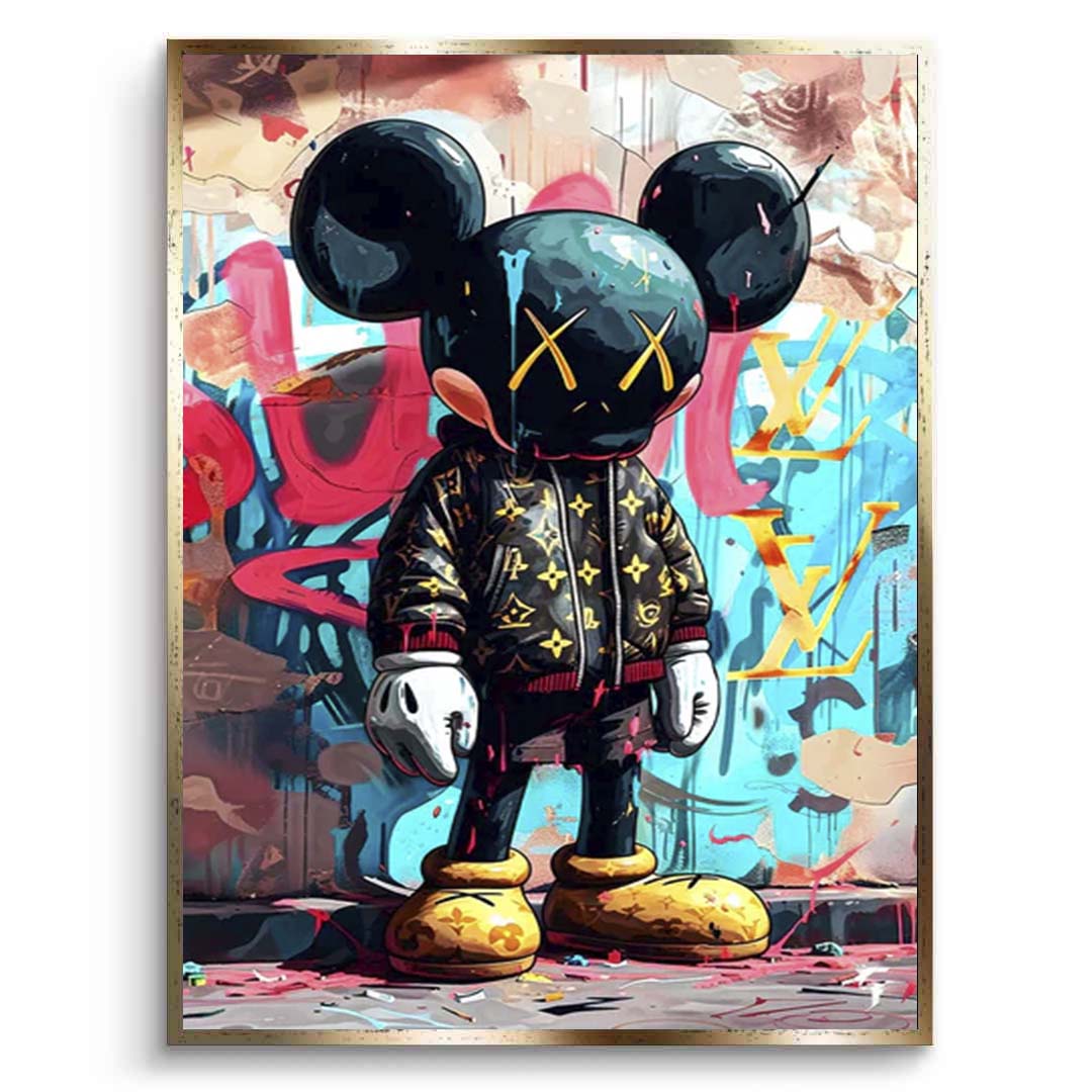 Kaws Urban Chic Canvas Wall Art - Bold Street Style Print for Contemporary Spaces