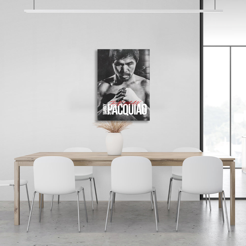 Kunstdruck auf Leinwand, Boxer Manny Pacquiao