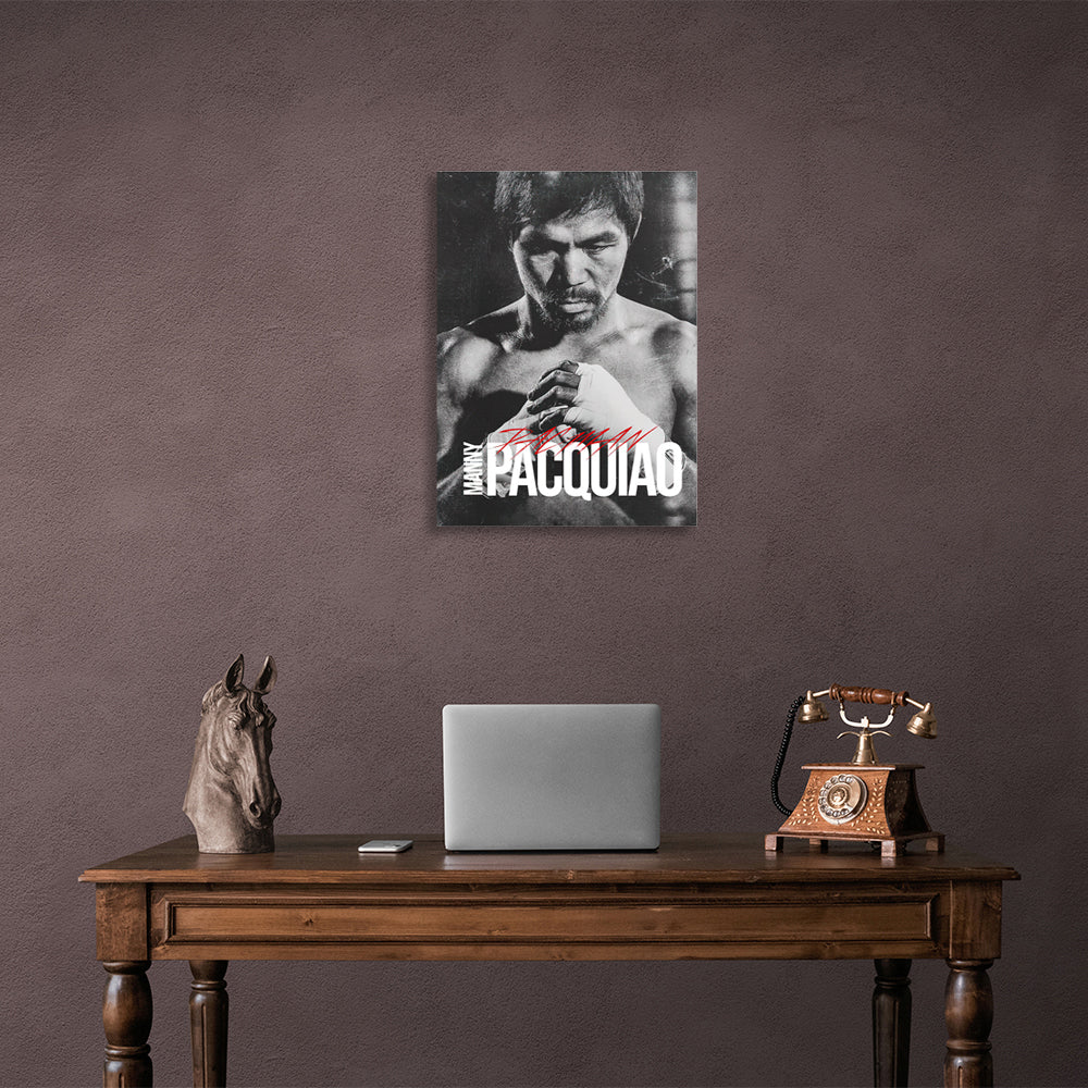 Kunstdruck auf Leinwand, Boxer Manny Pacquiao