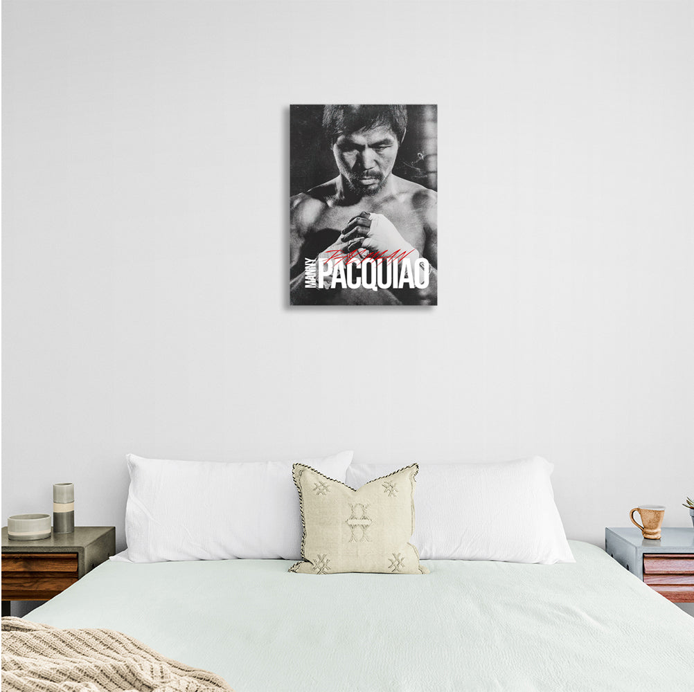 Kunstdruck auf Leinwand, Boxer Manny Pacquiao